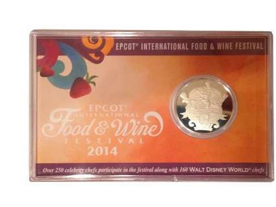 Coins * | Disney Collectors Coin Epcot Food And Wine Festival 2014