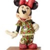 Figurines * | Disney Jim Shore Figure Minnie In Christmas Pajamas