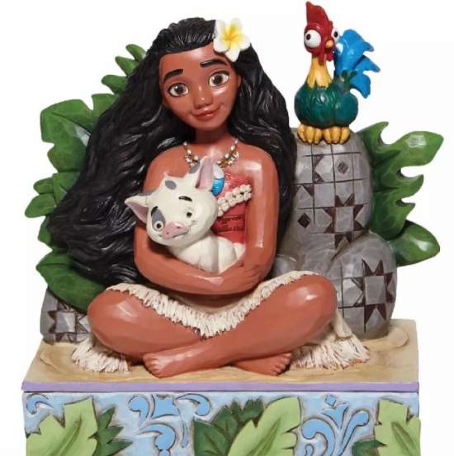 Figurines * | Disney Jim Shore Figure Moana Welcome To Motunui