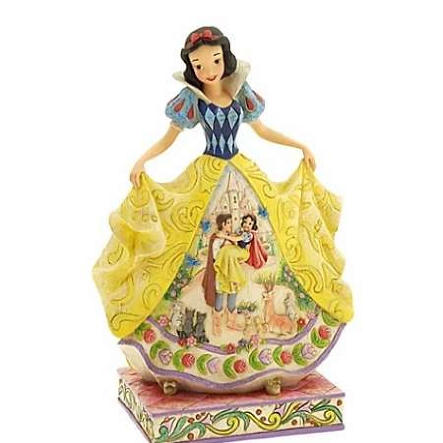 Figurines * | Disney Jim Shore Figurine Fairytale Endings For The Fairest Of Them All Snow White