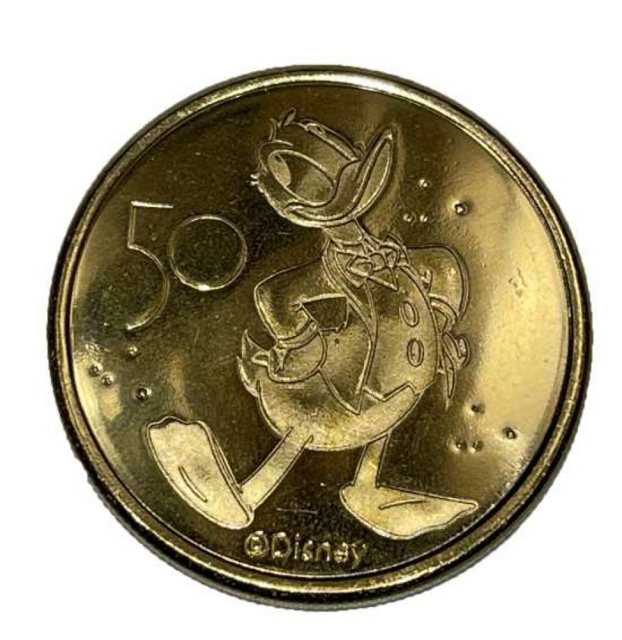 Coins * | Disney Token 50Th Anniversary Mickey & Donald