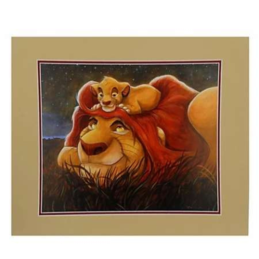 Art Print * | Disney Art Print "Lion King The Bond" By Darren Wilson