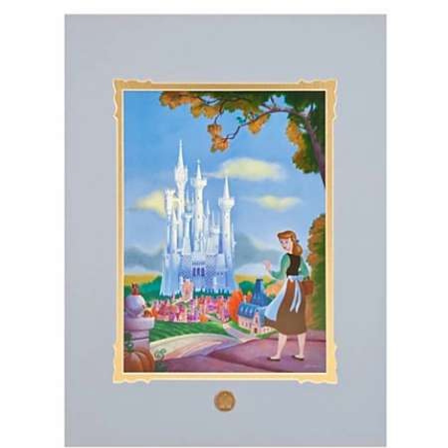 Art Print * | Disney Art Print Cinderella'S Dream Castle By Larry Nikolai