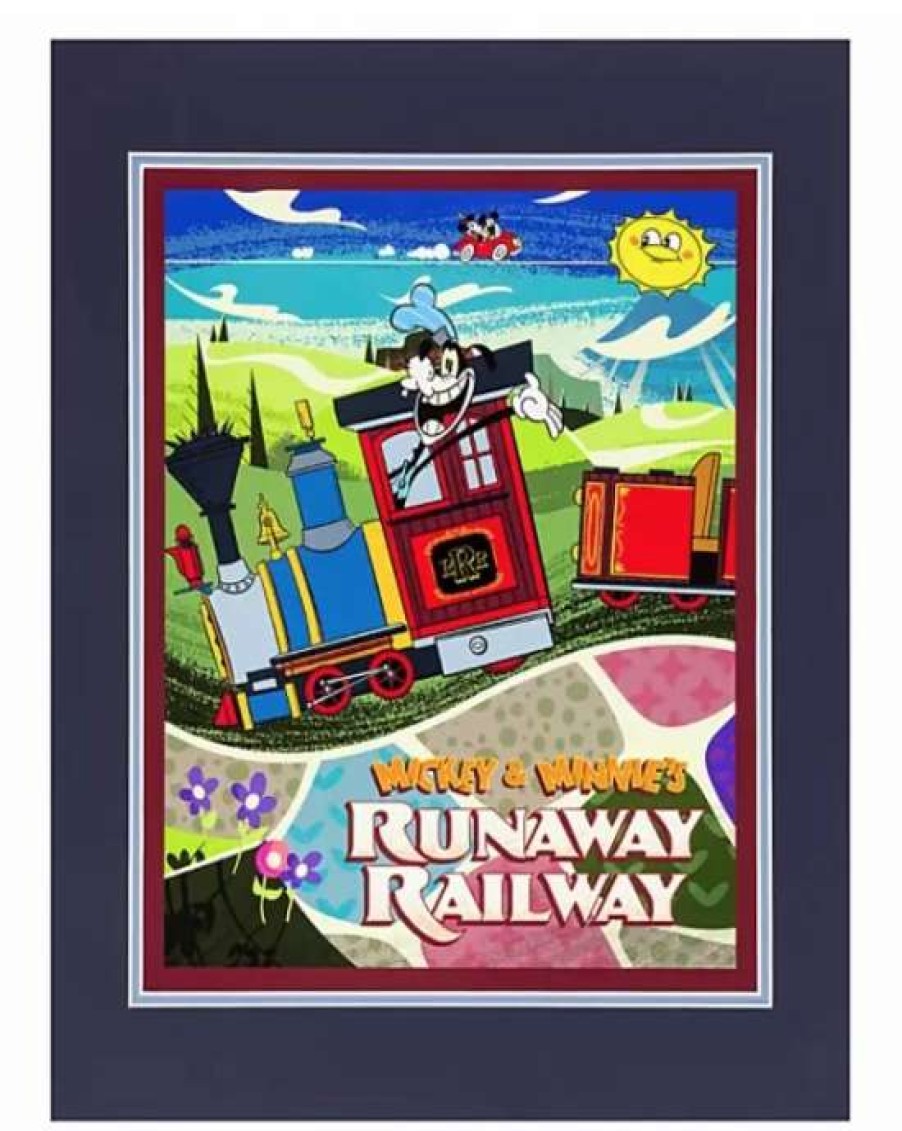 Art Print * | Disney Art Print Mickey & Minnie'S Runaway Railway