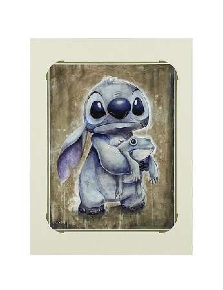 Art Print * | Disney Wilson Art Print Toad Hug Stitch And Toad