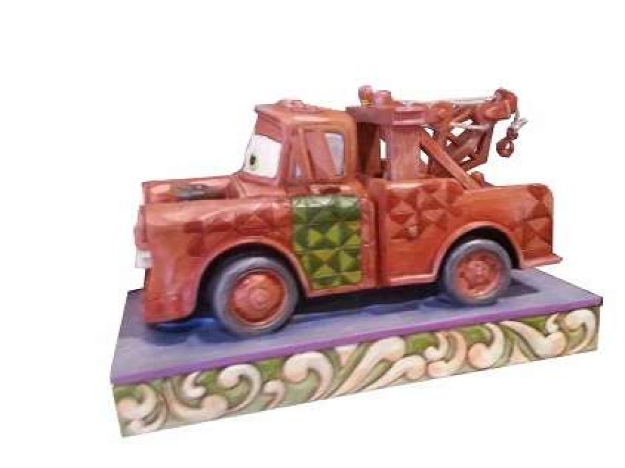 Figurines * | Disney Jim Shore Figurine Tow Mater Git-R-Done