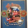 Art Print * | Disney Sign Set All Aboard Railroad Train Tin Signs