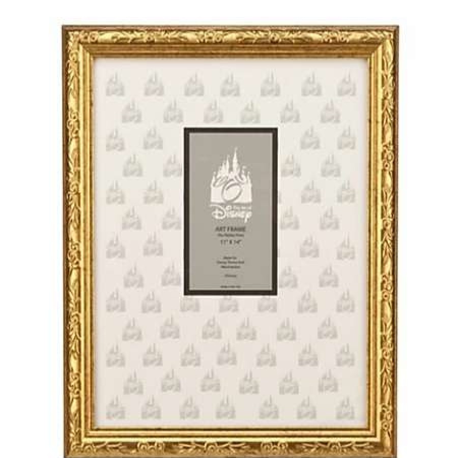 Art Print * | Disney Art Print Frame Mickey Mouse Gold Frame 11" X 14"