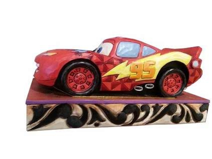 Figurines * | Disney Jim Shore Figurine Lightning Mcqueen Ka-Chow