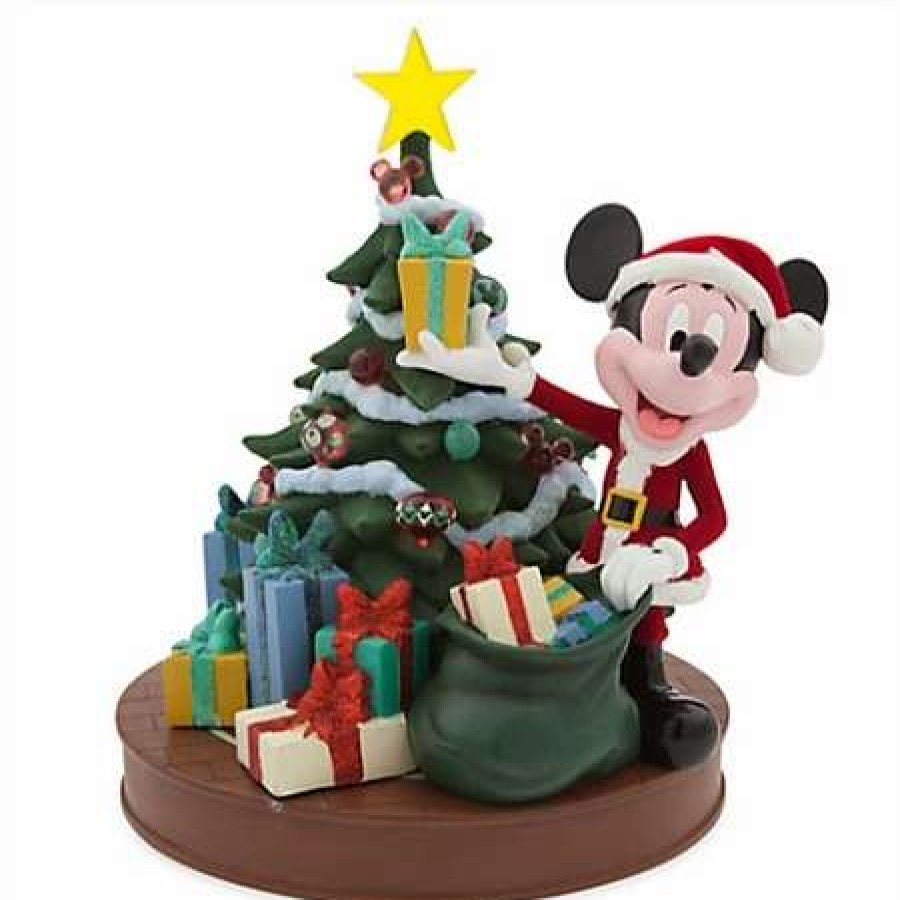 Big Figures * | Disney Medium Figure Retro Santa Mickey Mouse Tree Light Up