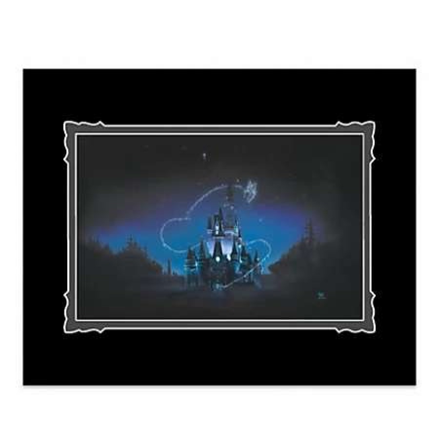 Art Print * | Disney Art Print Cinderella Castle 40 Magical Years