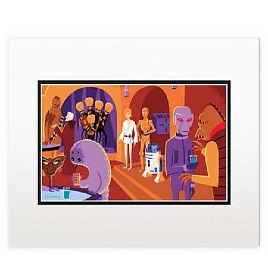 Art Print * | Disney Art Print Shag Star Wars Cantina Right Side