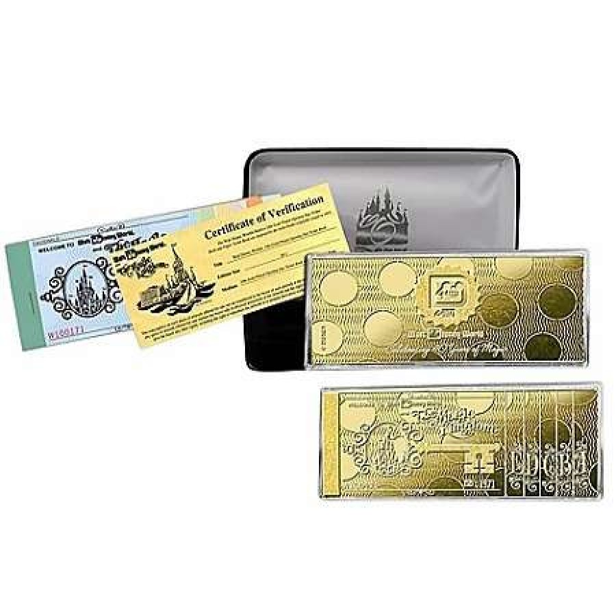 Coins * | Disney Collectors Golden Ticket Replica Disney World Opening Day