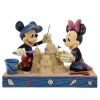 Figurines * | Disney Jim Shore Figurine Mickey And Minnie Sandcastle