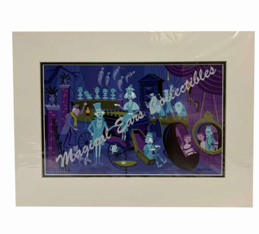 Art Print * | Disney Shag Art Print The Haunted Mansion 31 Ghosts Right Side