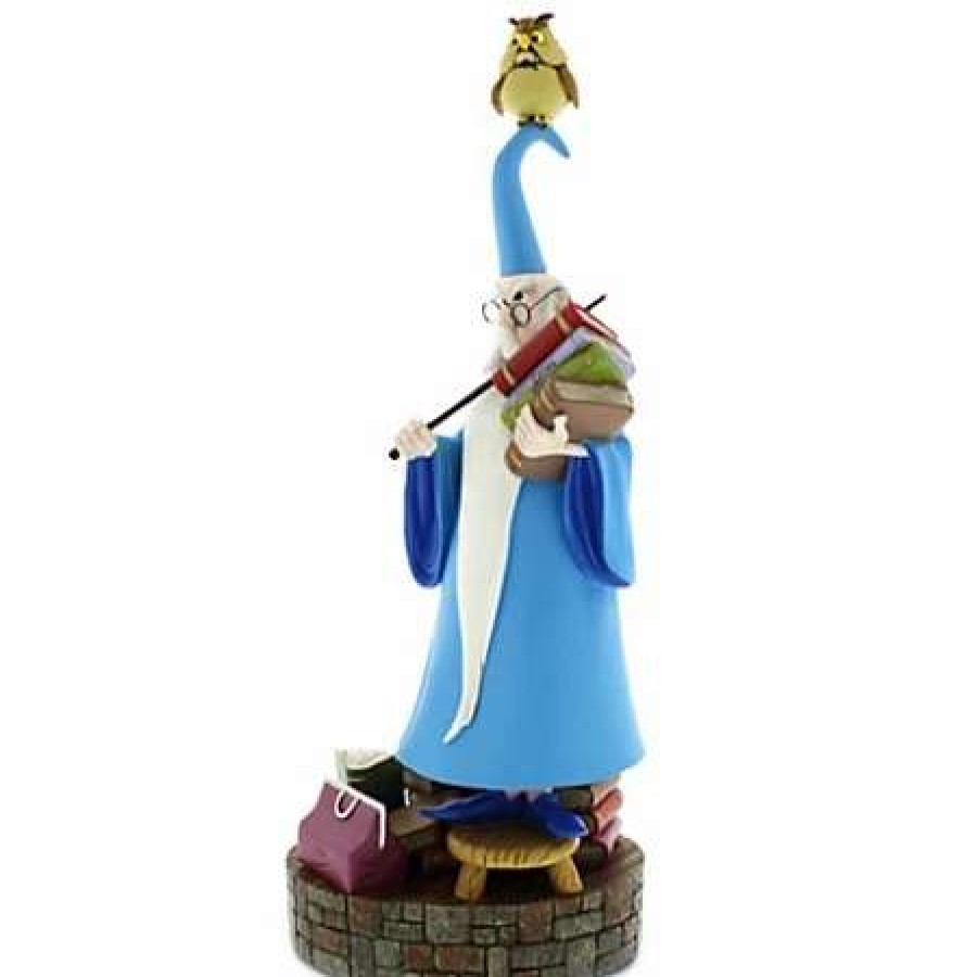 Big Figures * | Disney Medium Figure Statue Merlin And Archimedes