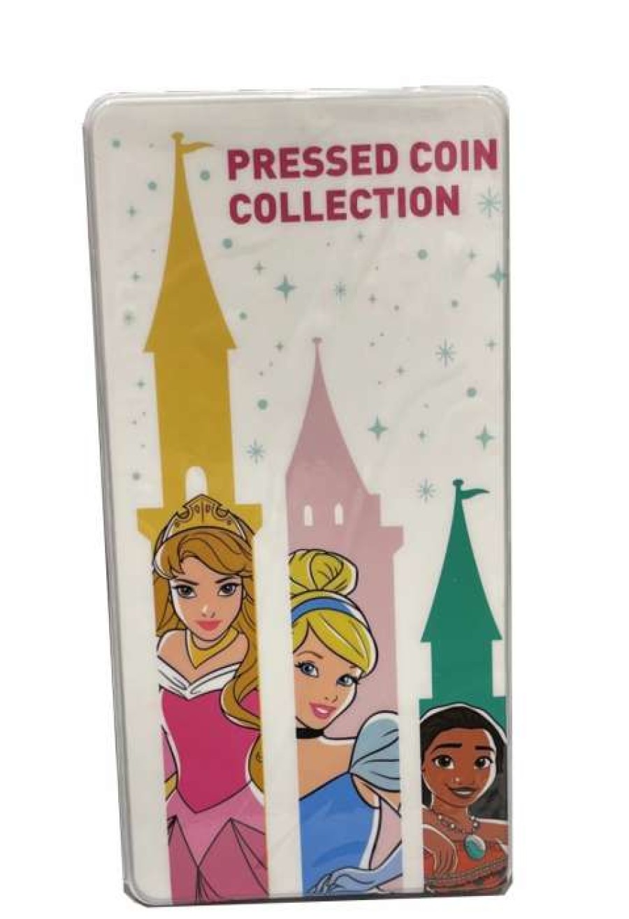 Coins * | Disney Pressed Coin Book Princesses With Castle