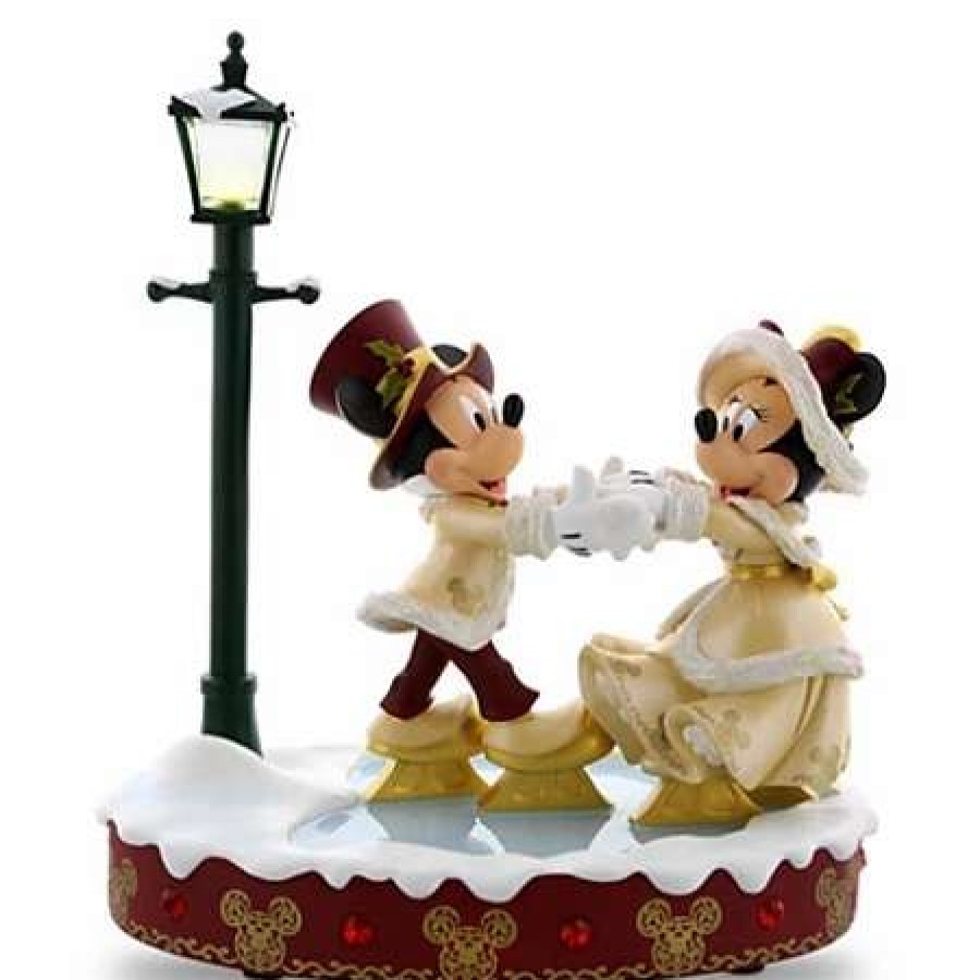 Big Figures * | Disney Medium Figure Mickey & Minnie Victorian Skate Light Up