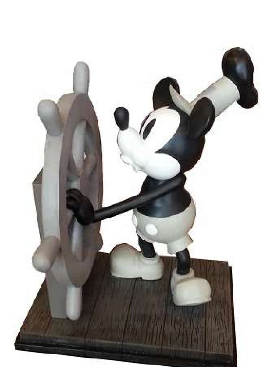 Big Figures * | Disney Medium Figure Statue Steamboat Willie 85Th Anniversary