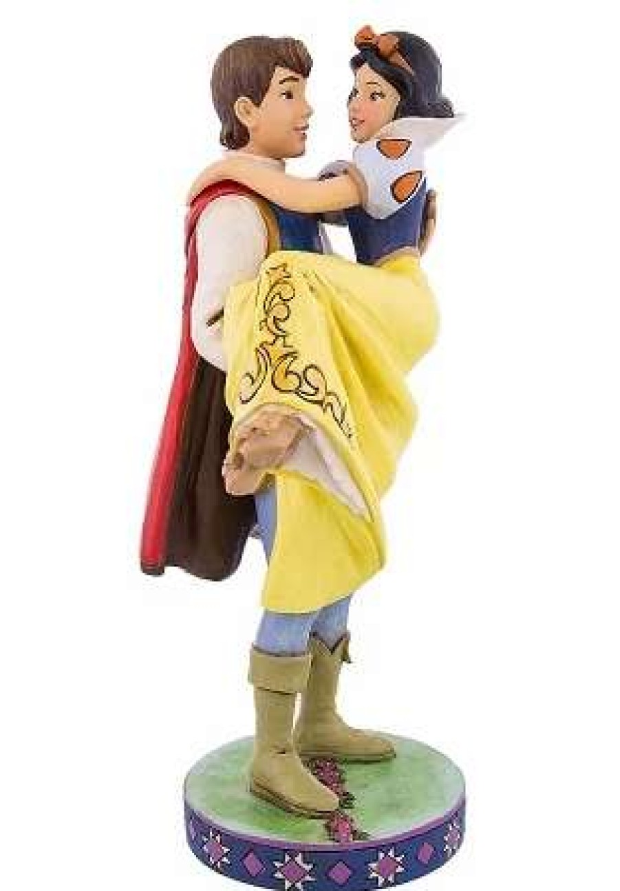 Figurines * | Disney Jim Shore Figurine Snow White With Prince Happy Ever After