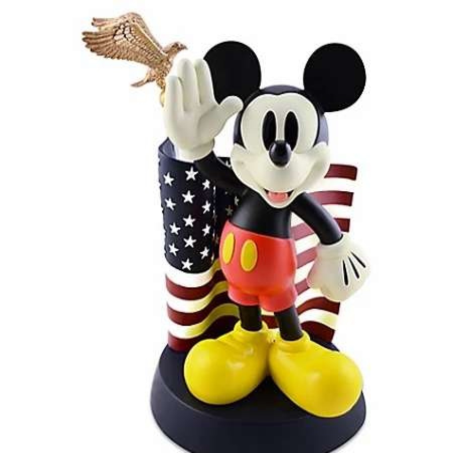 Big Figures * | Disney Medium Figure Statue Flag Mickey Mouse Salutes