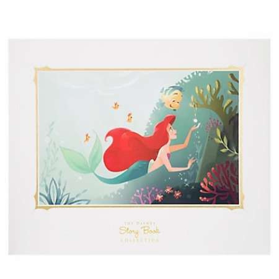 Art Print * | Disney Story Book Deluxe Art Print Ariel And Flounder