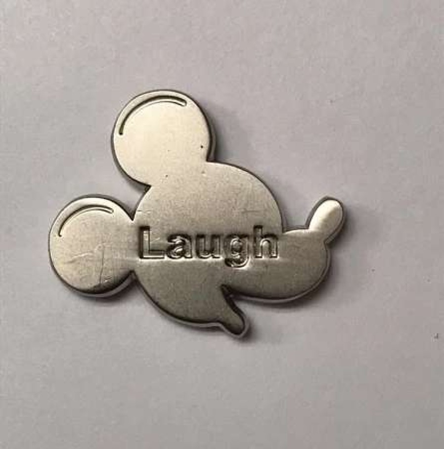 Coins * | Disney Pocket Token Piece Of Magic Mickey Face Laugh