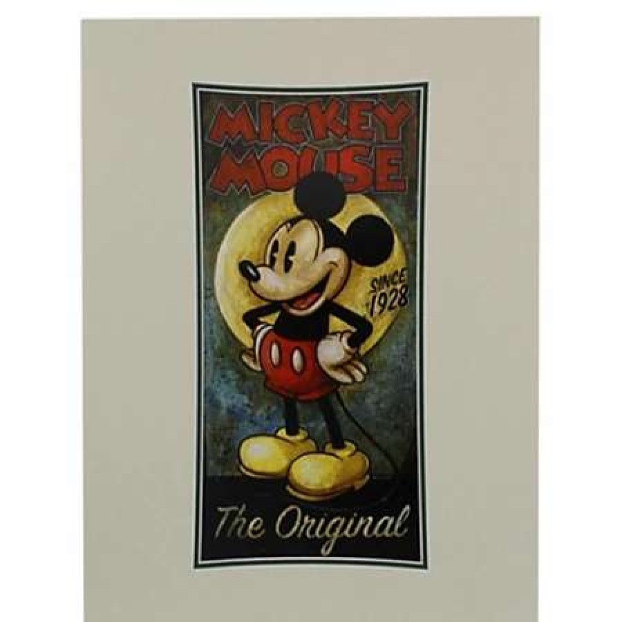 Art Print * | Disney Art Print Mickey Mouse "Pie Eyed Mickey The Original"