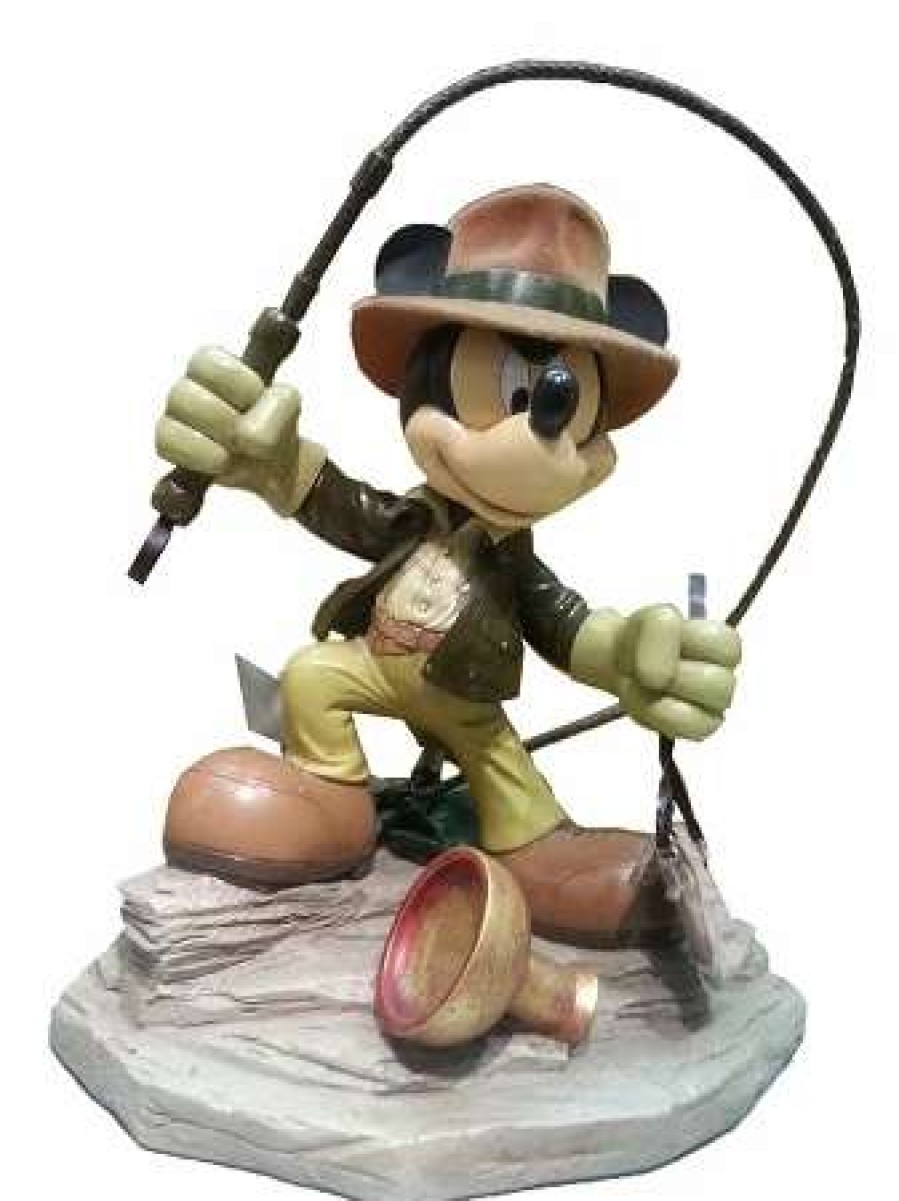 Big Figures * | Disney Medium Figure Statue Mickey Mouse Indiana Jones