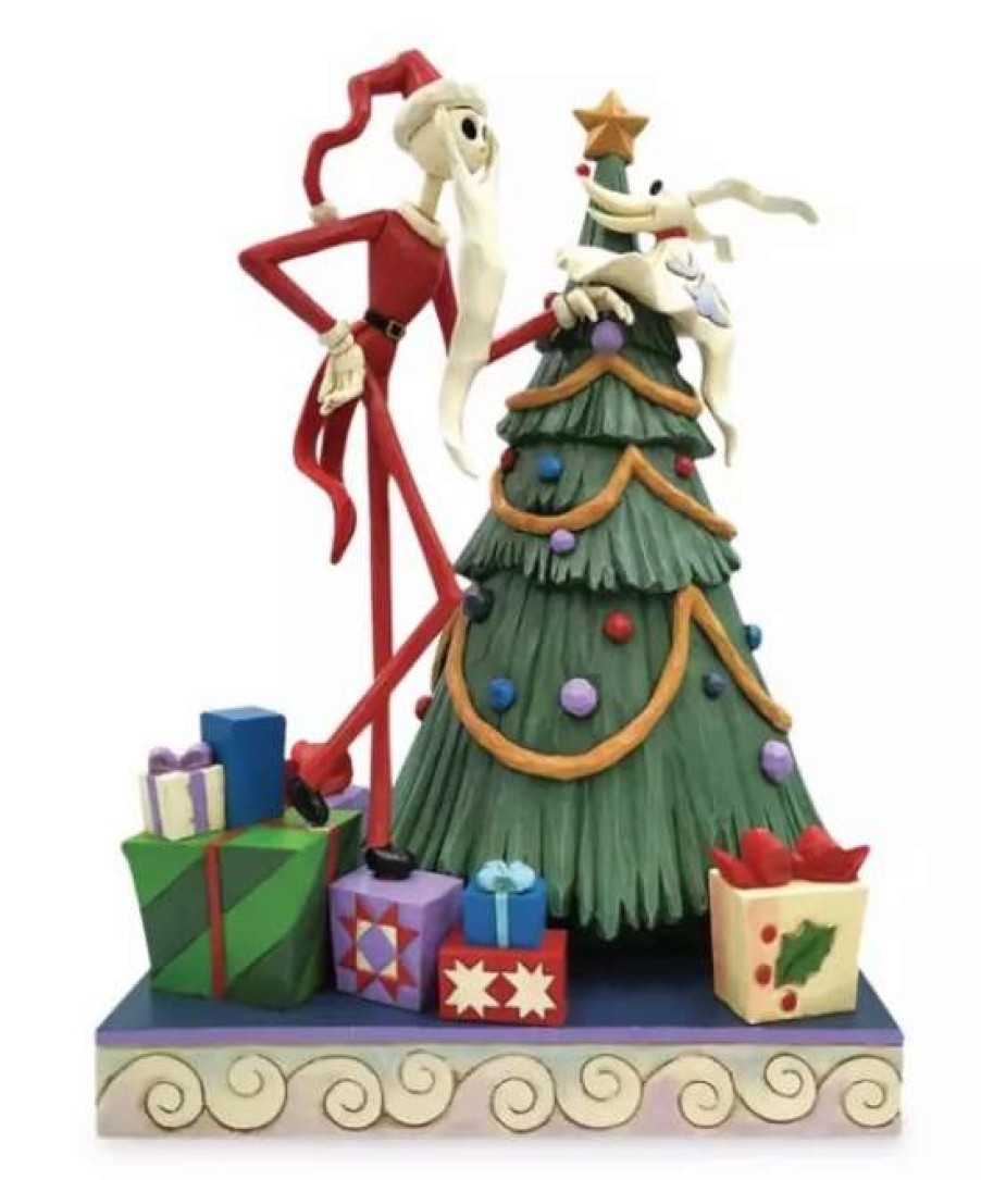 Figurines * | Disney Jim Shore Figurine Nightmare Before Christmas Decking The Halls