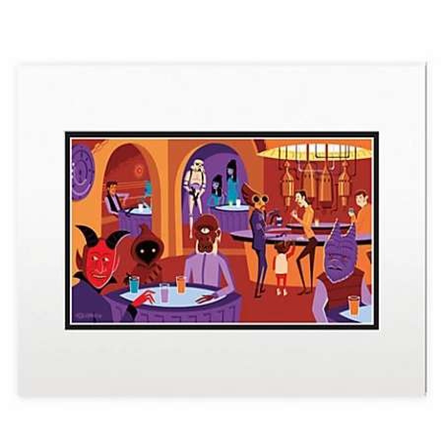 Art Print * | Disney Art Print Shag Star Wars Cantina Left Side