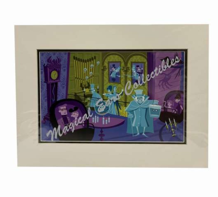 Art Print * | Disney Shag Art Print The Haunted Mansion 31 Ghosts Left Side