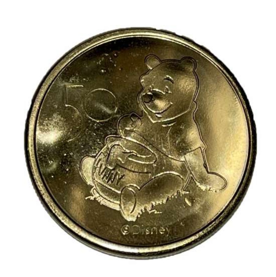 Coins * | Disney Token 50Th Anniversary Mickey & Winnie The Pooh