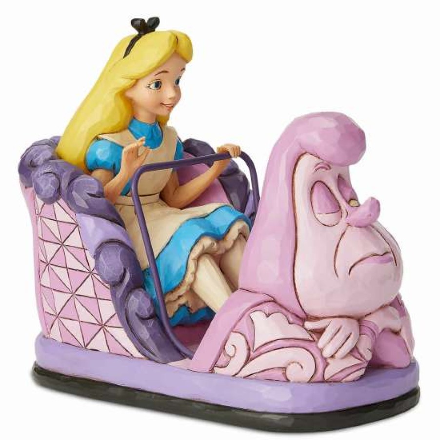 Figurines * | Disney Jim Shore Figure Alice In Wonderland Ride