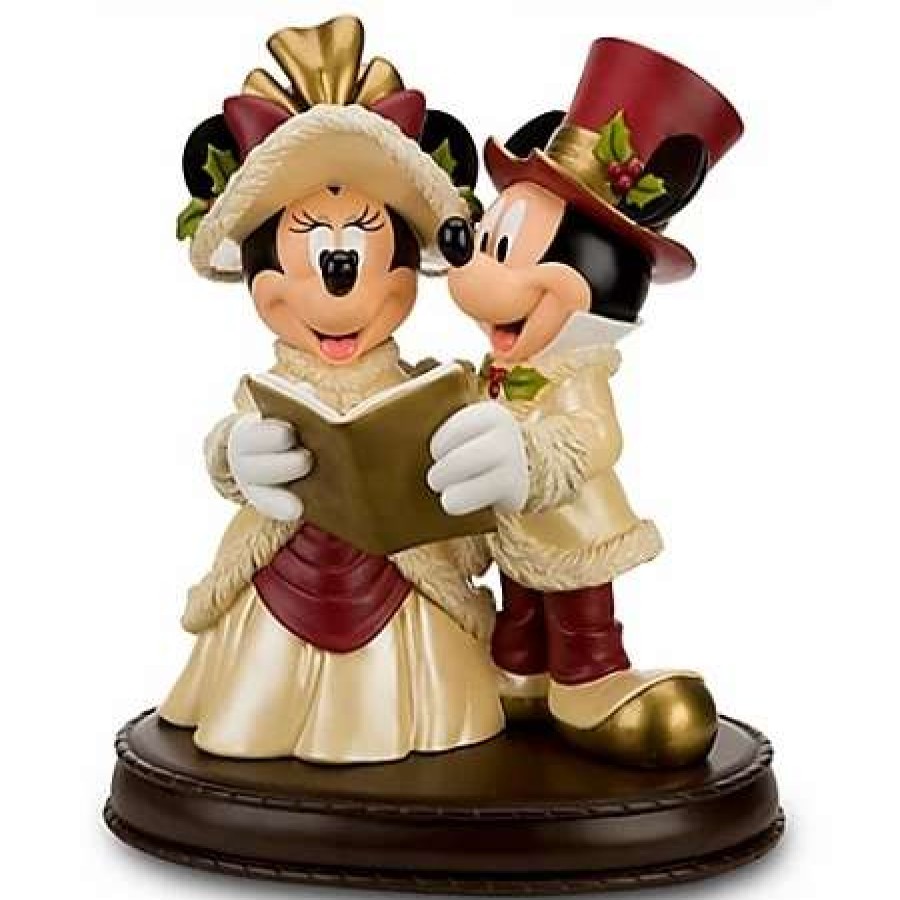 Big Figures * | Disney Medium Figure Victorian Christmas Minnie And Mickey Mouse