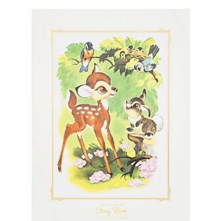 Art Print * | Disney Story Book Deluxe Art Print Bambi And Thumper