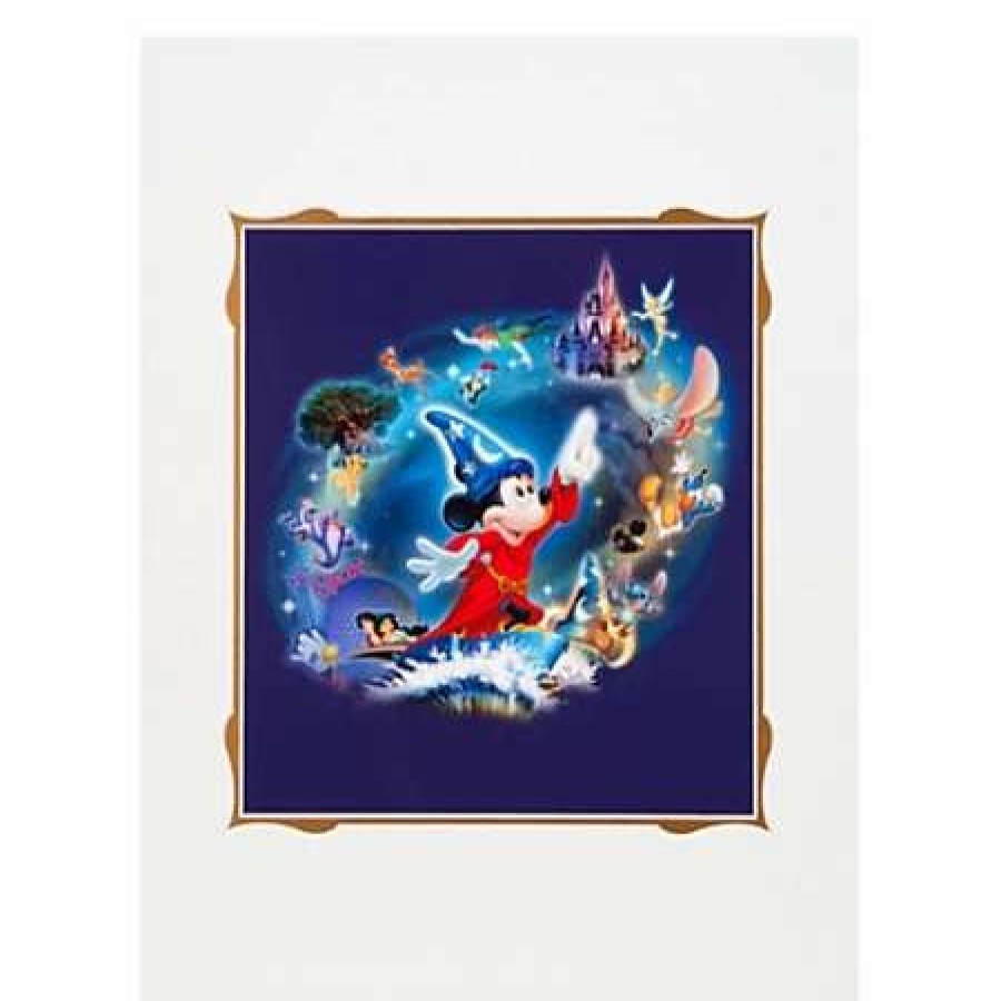 Art Print * | Disney Art Print Sorcerer Mickey Mouse Magic Lives