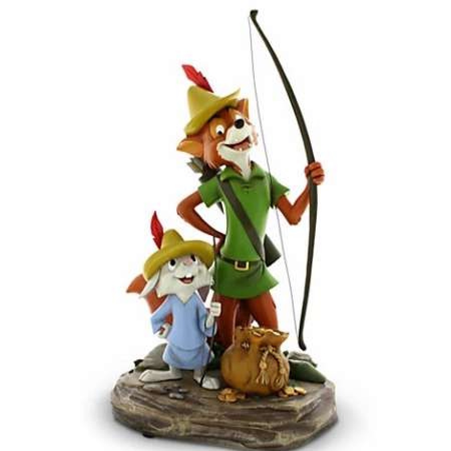 Big Figures * | Disney Medium Figure Statue Robin Hood And Skippy