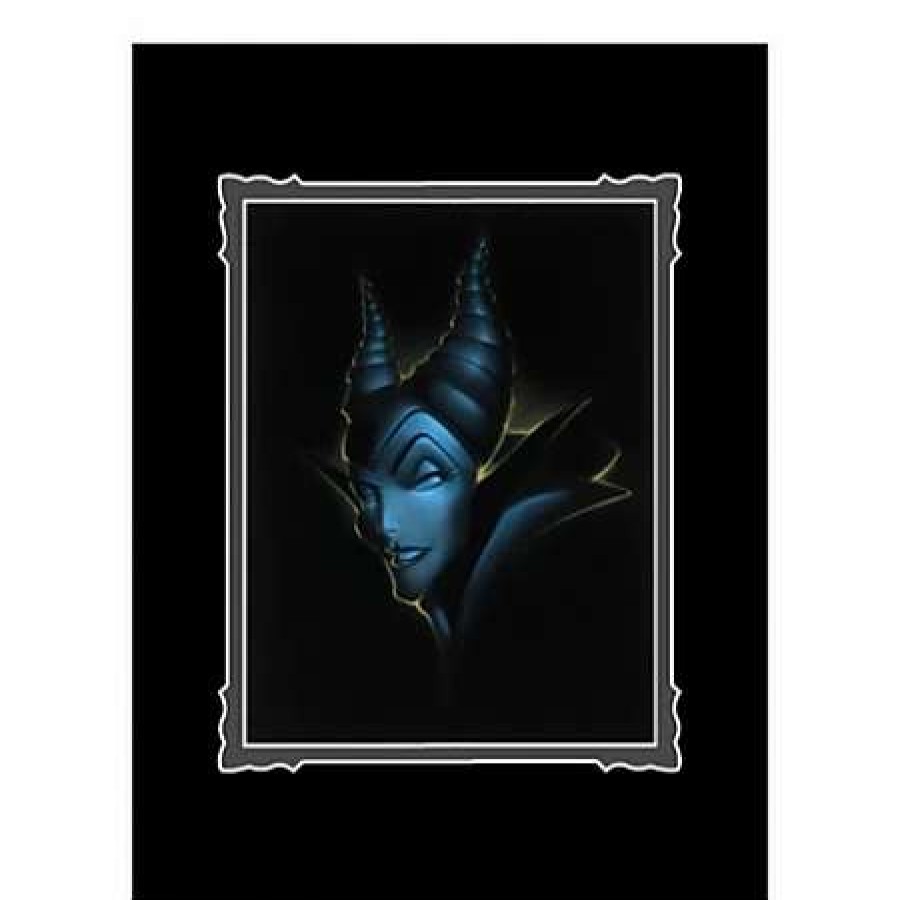 Art Print * | Disney Art Print Villain Maleficent Deluxe Print