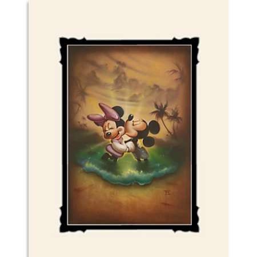 Art Print * | Disney Art Print Mickey And Minnie Life With You Is A Dream