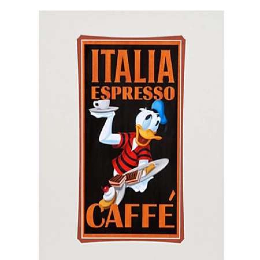 Art Print * | Disney Art Print Donald Duck Italia Espresso By Brian Blackmore