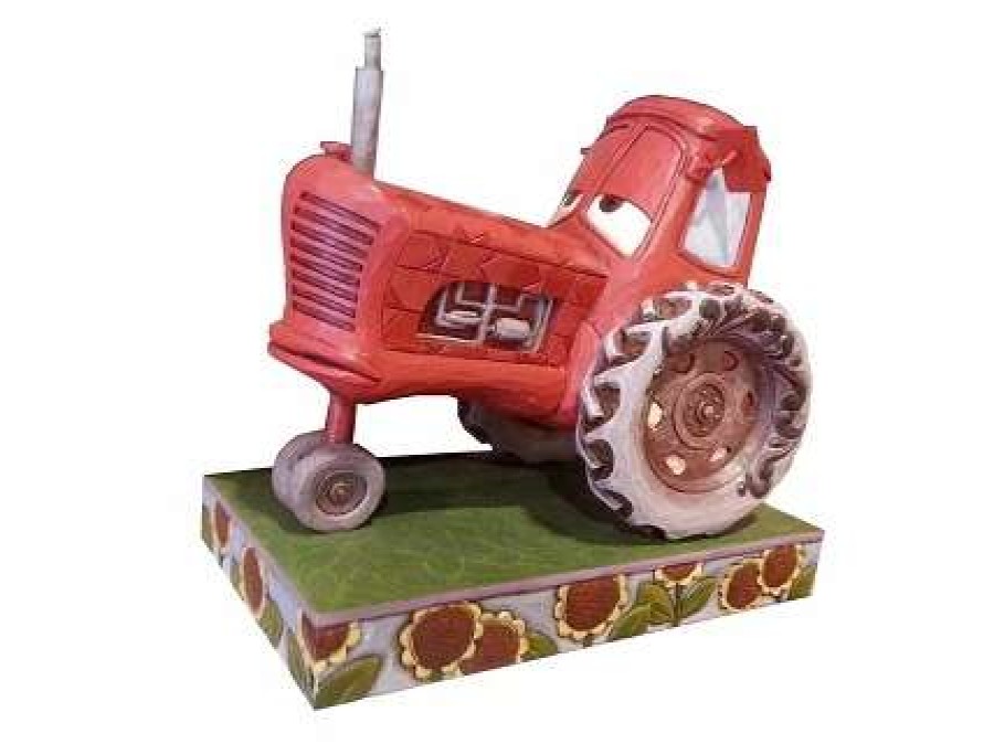 Figurines * | Disney Jim Shore Figurine Tractor From Cars Moooooo