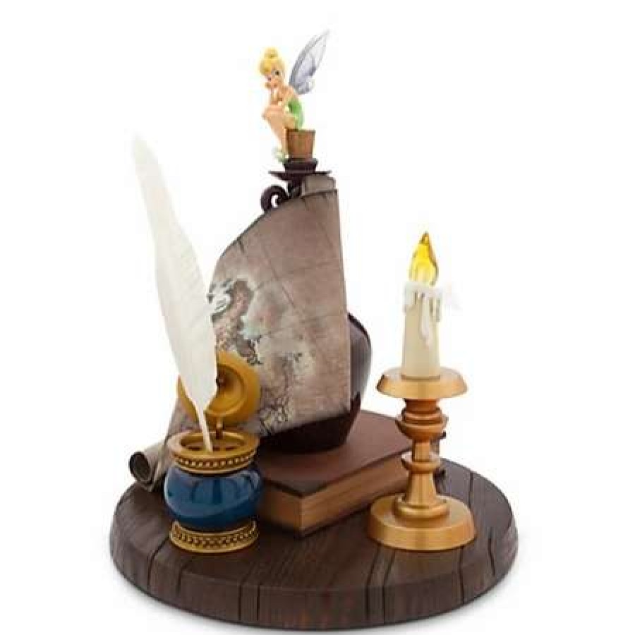 Big Figures * | Disney Medium Figure Statue Tinker Bell With Candle And Map