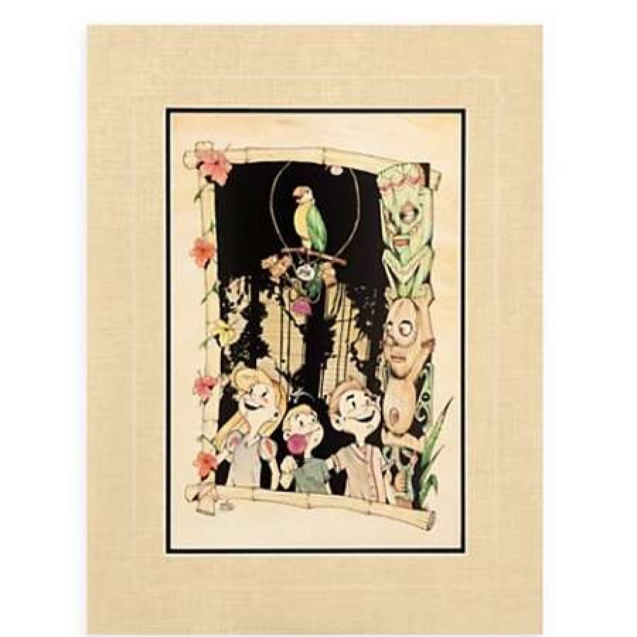 Art Print * | Disney Art Print The Enchanted Tiki Room By Brian Crosby