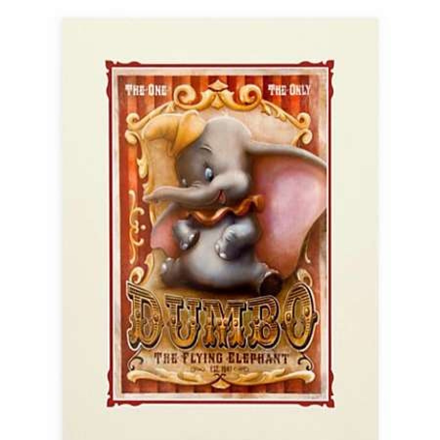 Art Print * | Disney Art Print Dumbo Circus By Darren Wilson